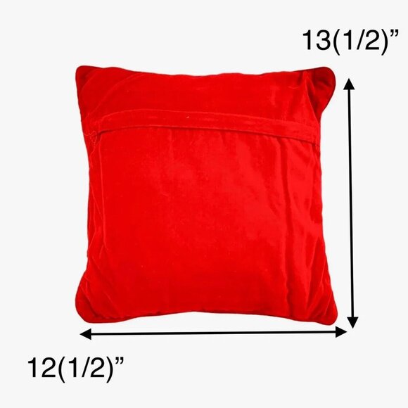 Nutcracker Design Needlepoint Decorative Pillow Christmas Decor Gift - Picture 2 of 4